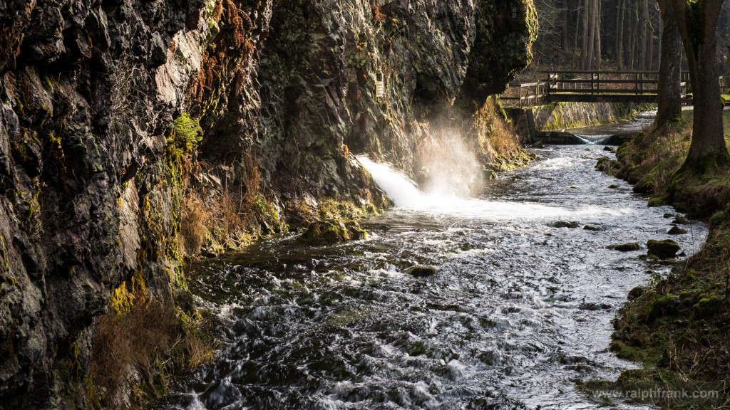 Zufluss des Gerastollens in den Silbergraben / Ohratalsperre / Luisenthal / Foto: Ralph Frank
